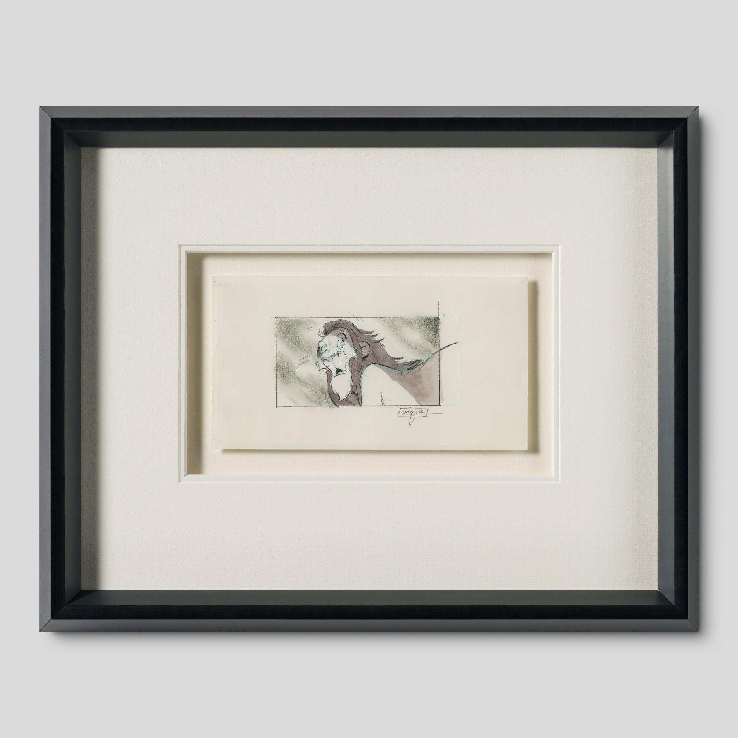 VIN ORI POR 31365 The Lion King, Storyboard Sequence of 9 by artist Thom Enriquez (1994) 9 