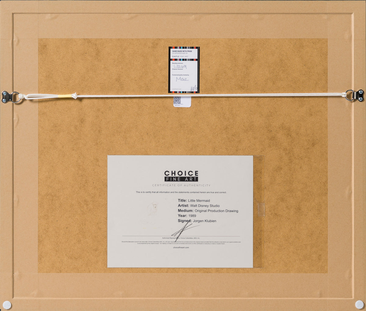 VIN ORI POR 31391 Little Mermaid OPD 153 7 