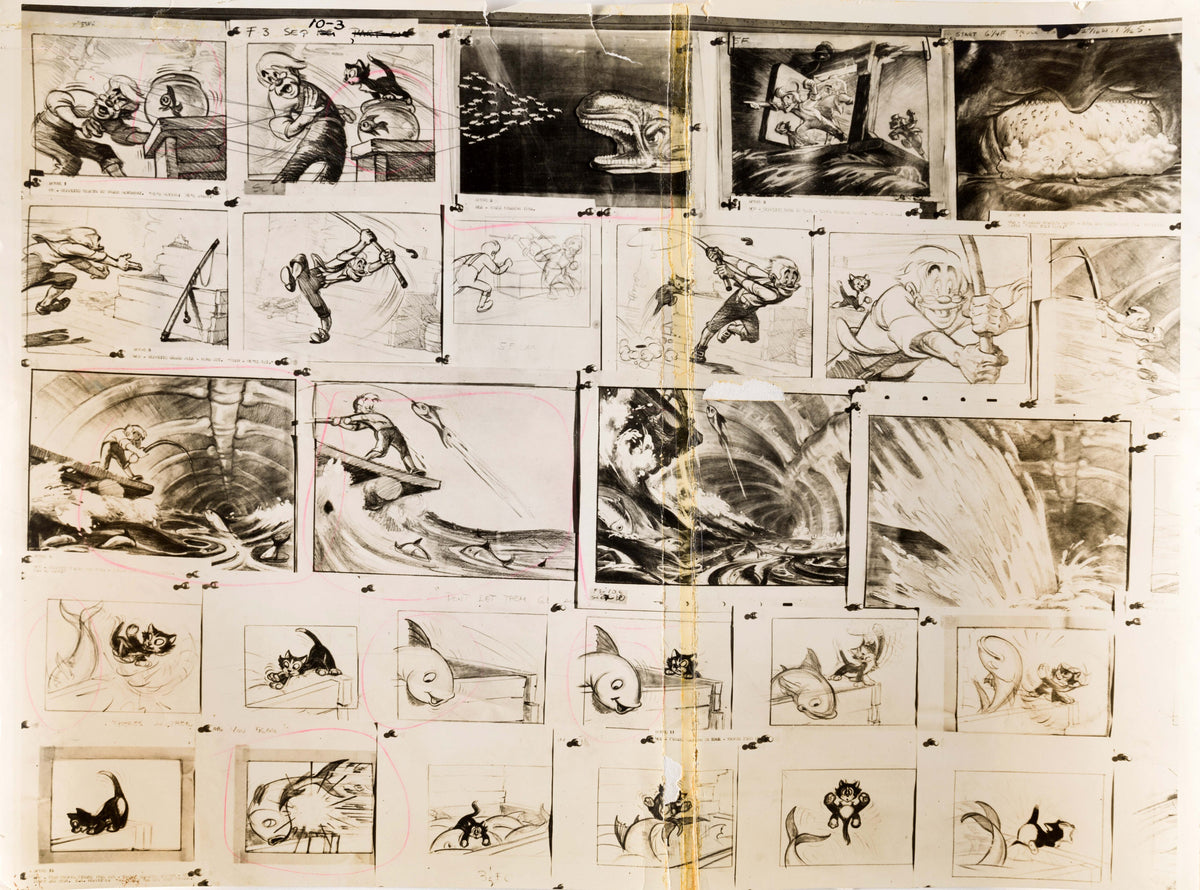 VIN Pinocchio Continuity Stat Sheet £495 27 1x35 5cm 