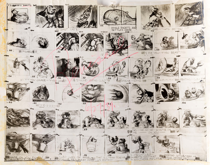 VIN Pinocchio Continuity Stat Sheet £495 28 1x35 5cm 