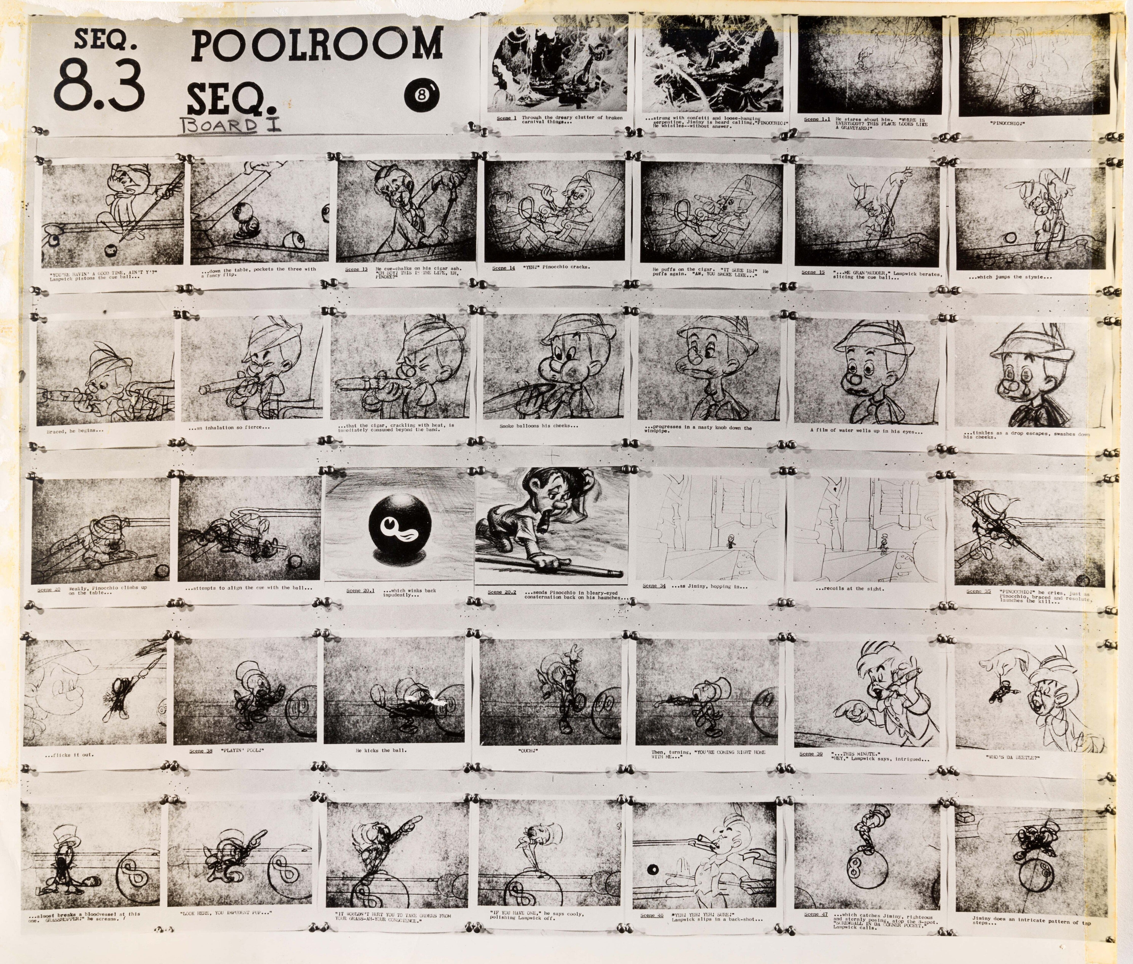 VIN Pinocchio Continuity Stat Sheet £595 28x32 4cm 