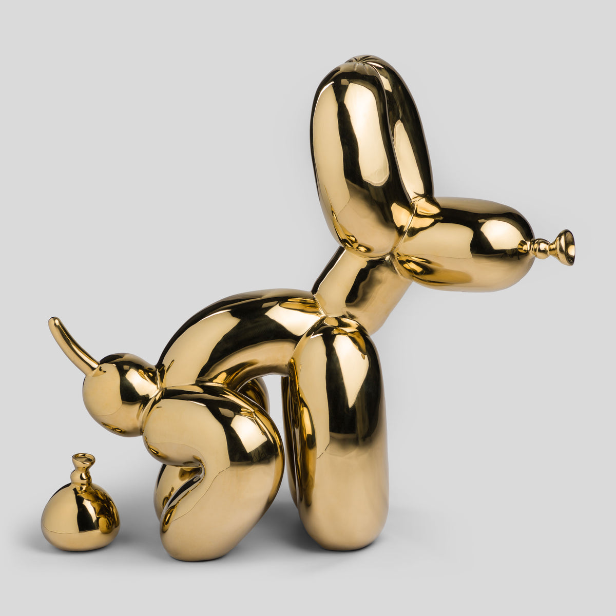 WHN ORI POR 31144 Chrome Pooping Dog 2 