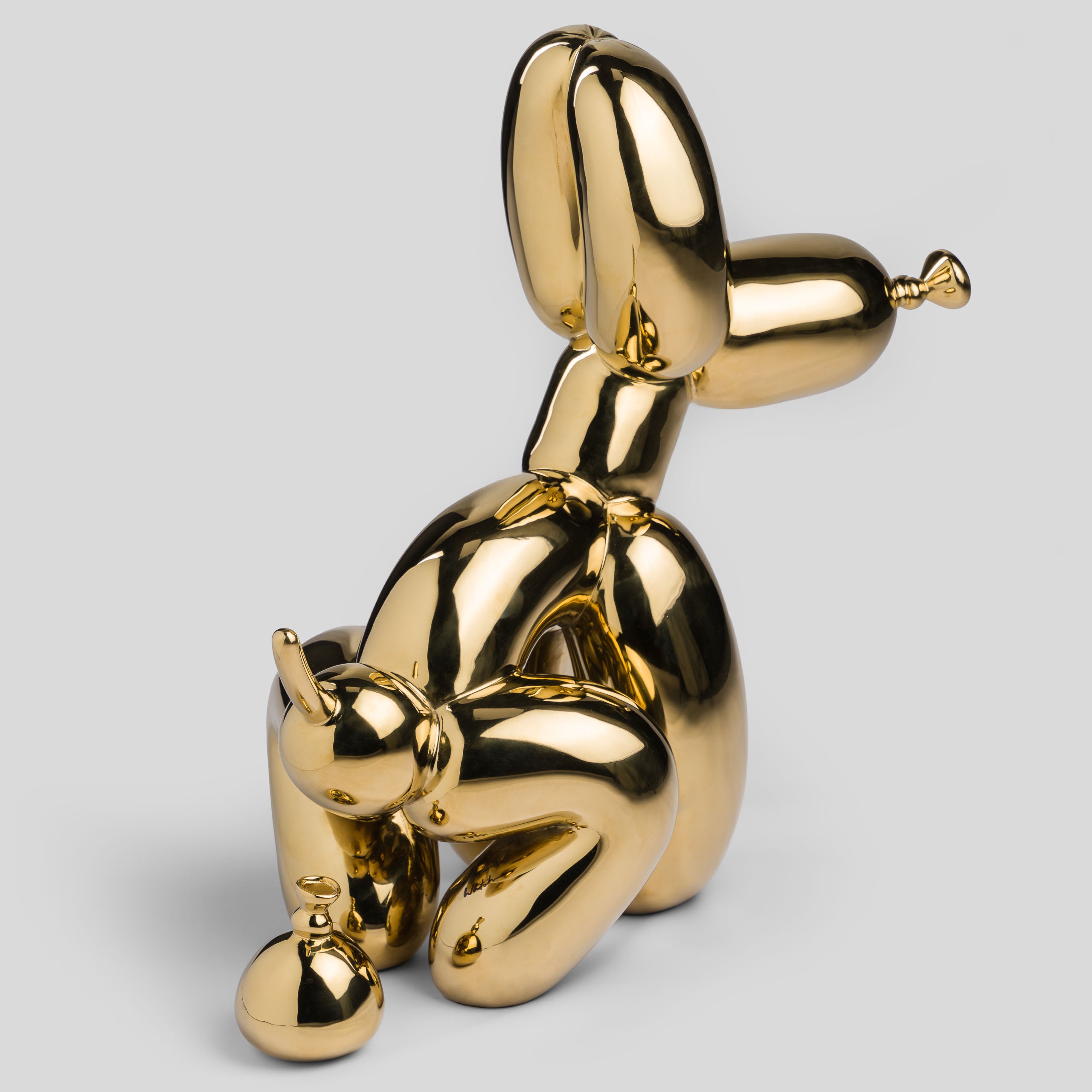 WHN ORI POR 31144 Chrome Pooping Dog 3 
