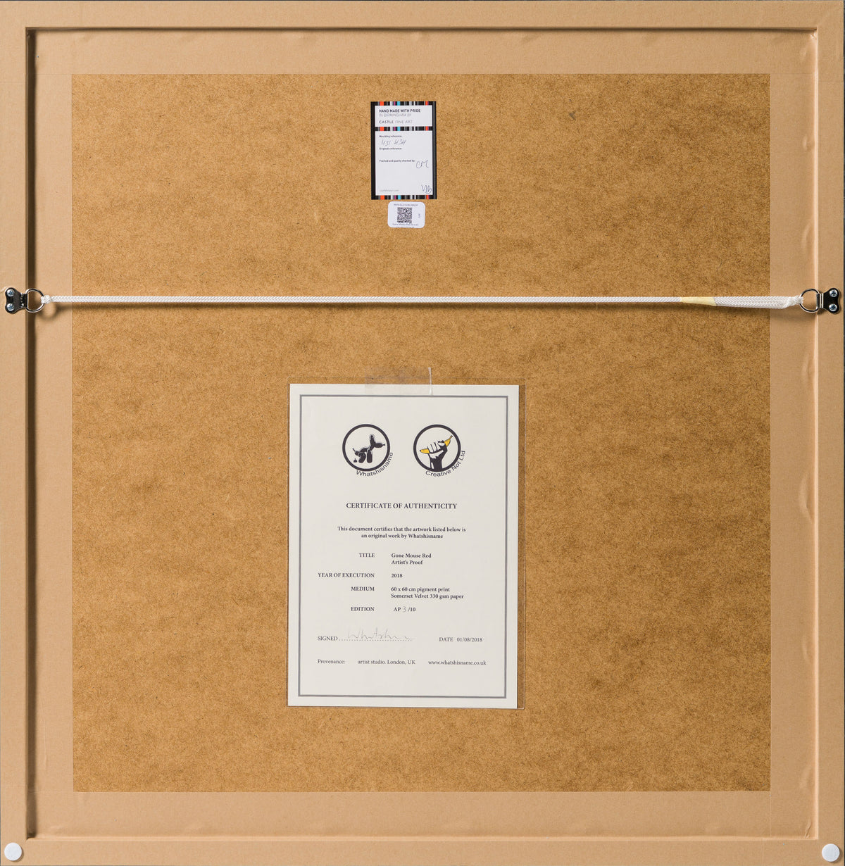 WHN SLE HUM 26623 Mickey Red 60 x 60 7 